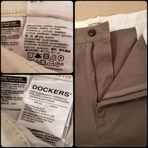 Dockers Khaki Green Shorts Size 44 - Picture 4 of 4